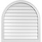 Ekena Millwork Round Top Surface Mount PVC Gable Vent w/ 2"W x 2"P Brickmould Sill Frame, 32"W x 34"H GVPRT32X3403SN - alternate 1